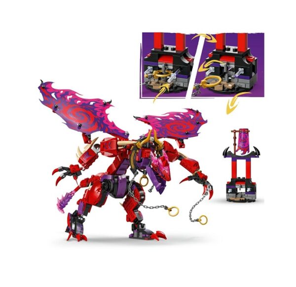 LEGO Ninjago Thunderfang Dragon Of Chaos (71832) - Image 4