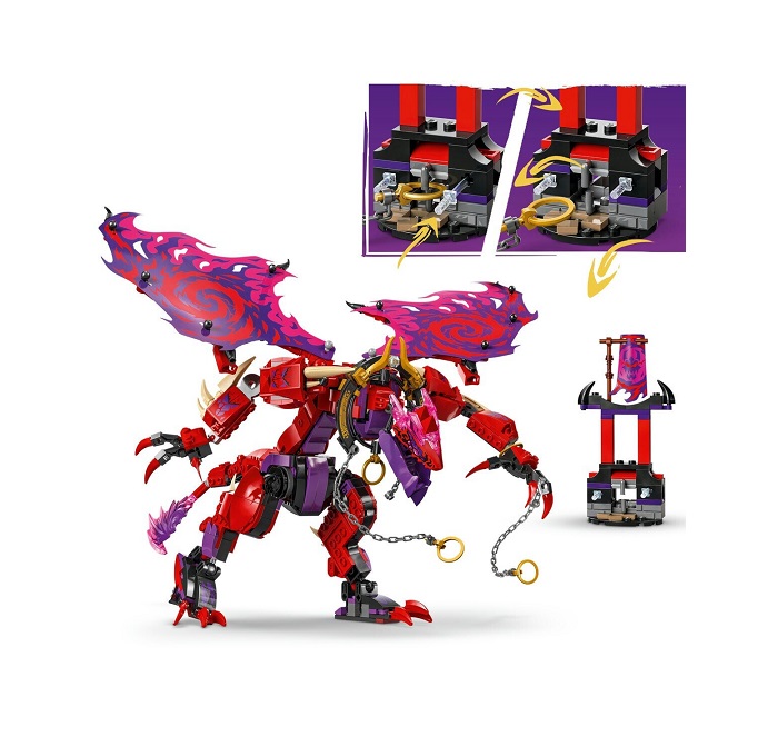 LEGO Ninjago Thunderfang Dragon Of Chaos (71832) - Image 4