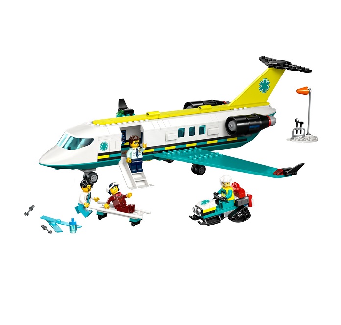 LEGO City Emergency Air Ambulane Airplane (60465) - Image 2