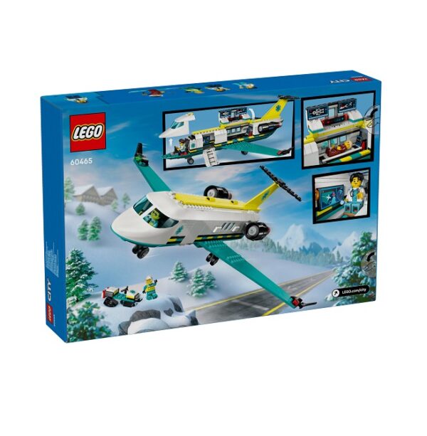 LEGO City Emergency Air Ambulane Airplane (60465) - Image 6