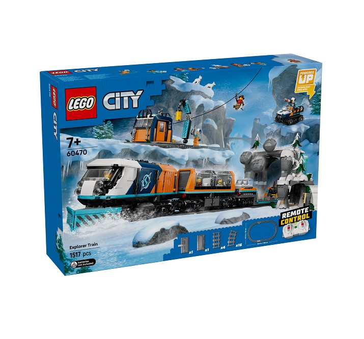 LEGO City Explorers' Arctic Polar Express Train (60470)