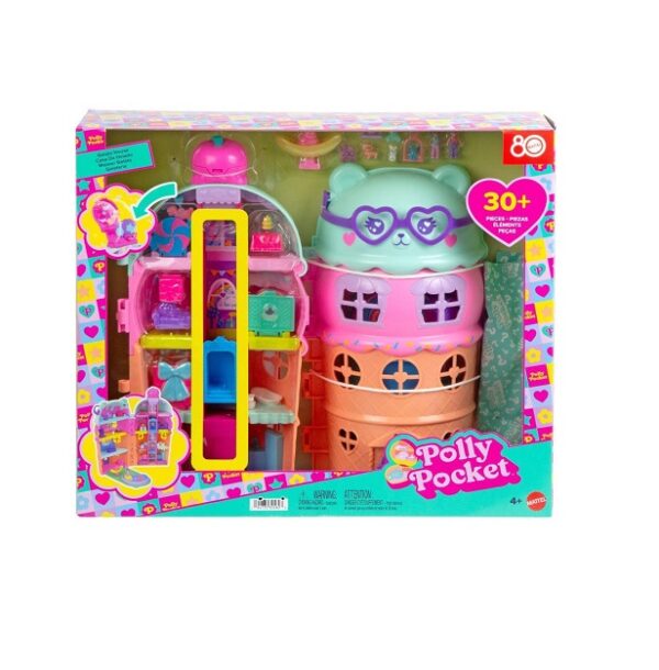 Polly Pocket Μίνι Σπιτάκι Παγωτό Σετ Παιχνιδιού (JFT91)