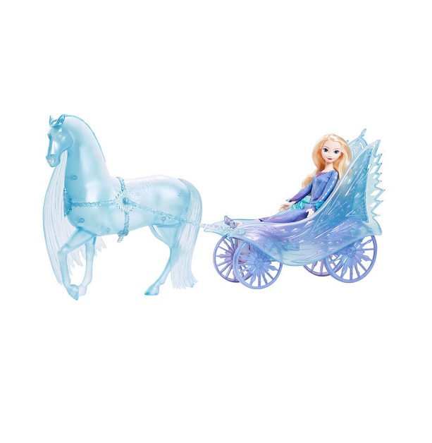 Disney Frozen Κούκλα Έλσα και Nokk με Άμαξα (JBG56) - Image 2