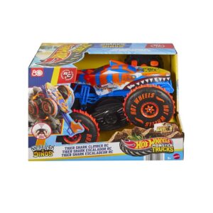 Hot Wheels Monster Trucks R/C Tiger Shark Που Σκαρφαλώνει 1:15 (JFR39)