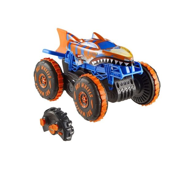 Hot Wheels Monster Trucks R/C Tiger Shark Που Σκαρφαλώνει 1:15 (JFR39) - Image 2