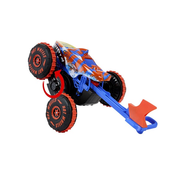Hot Wheels Monster Trucks R/C Tiger Shark Που Σκαρφαλώνει 1:15 (JFR39) - Image 5