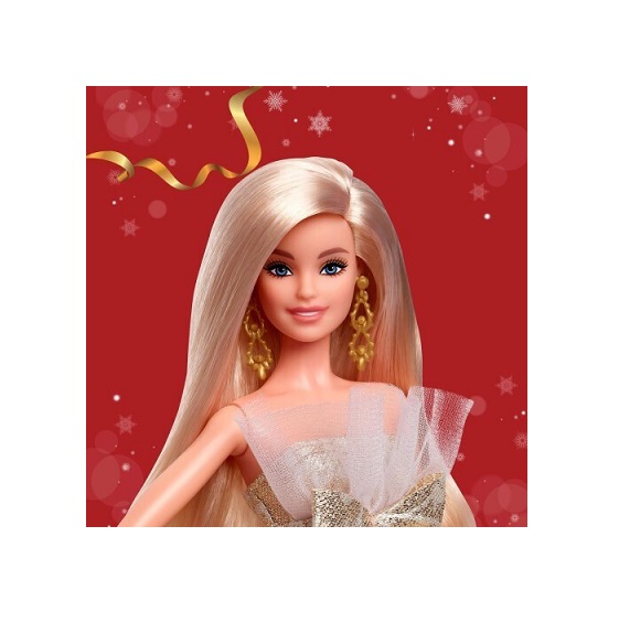 Barbie Συλλεκτική Κούκλα Holiday 2025 Ξανθιά (JBH95) - Image 3
