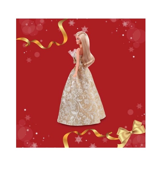 Barbie Συλλεκτική Κούκλα Holiday 2025 Ξανθιά (JBH95) - Image 2