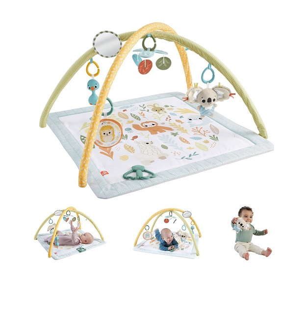 Mattel Γυμναστήριο Δραστηριοτήτων Πολύχρωμο για Νεογέννητα (MxΠ) 76.2x76.2cm JMN74 - Image 2