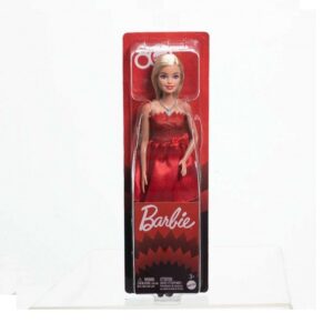 Barbie Επετειακή Κούκλα 80 Χρόνια Κόκκινο Φόρεμα (JGD25)