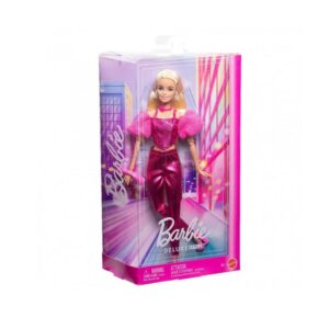 Barbie Κούκλα Deluxe Style Metallics Ροζ Κορσές (JFP40)