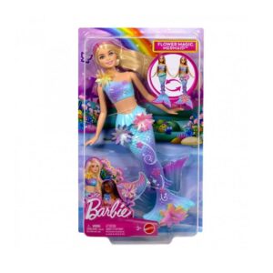 Barbie Κούκλα Μαγική Γοργόνα που Ανθίζει Ξανθιά (JDM72)