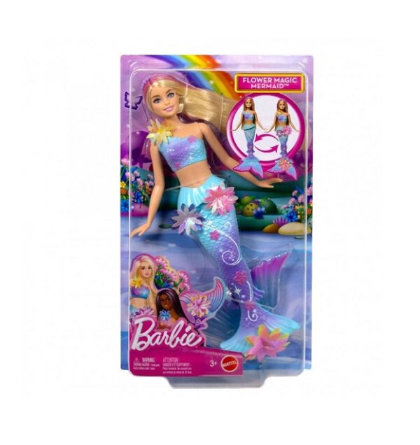 Barbie Κούκλα Μαγική Γοργόνα που Ανθίζει Ξανθιά (JDM72)