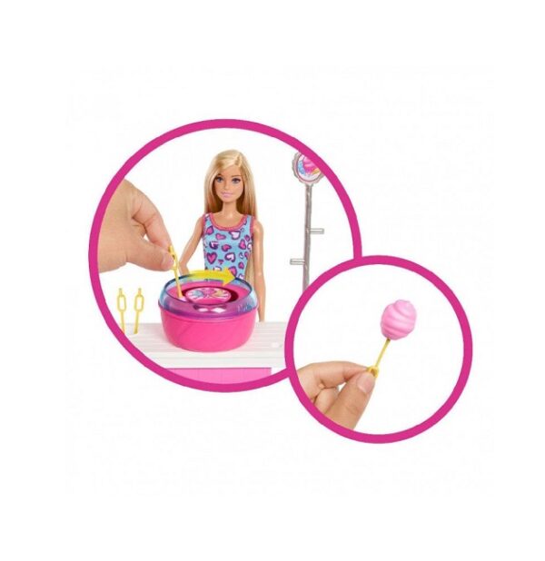 Barbie Mysteries Beach Detectives Παιχνίδια στο Λούνα Παρκ με Κούκλα Malibu και Αξεσουάρ (JFV67) - Image 4