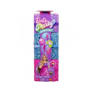 Barbie Party Unboxed Glam Party Κούκλα Pink Sparkle με Αξεσουάρ και 10 Εκπλήξεις (JFY67)