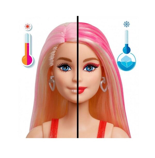 Barbie Party Unboxed Glam Party Κούκλα Red Sparkle με Αξεσουάρ και 10 Εκπλήξεις (JFY68) - Image 4