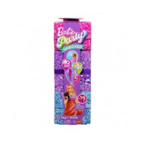 Barbie Party Unboxed Glam Party Κούκλα Red Sparkle με Αξεσουάρ και 10 Εκπλήξεις (JFY68)