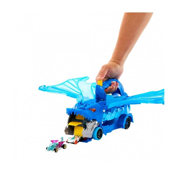 Hot Wheels City Απόλυτη Νταλίκα με Διπλό Δράκο (JBM72) - Image 3