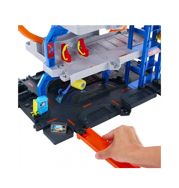 Hot Wheels City Mega Loop Γκαράζ Σετ Παιχνιδιού (JBM74) - Image 6