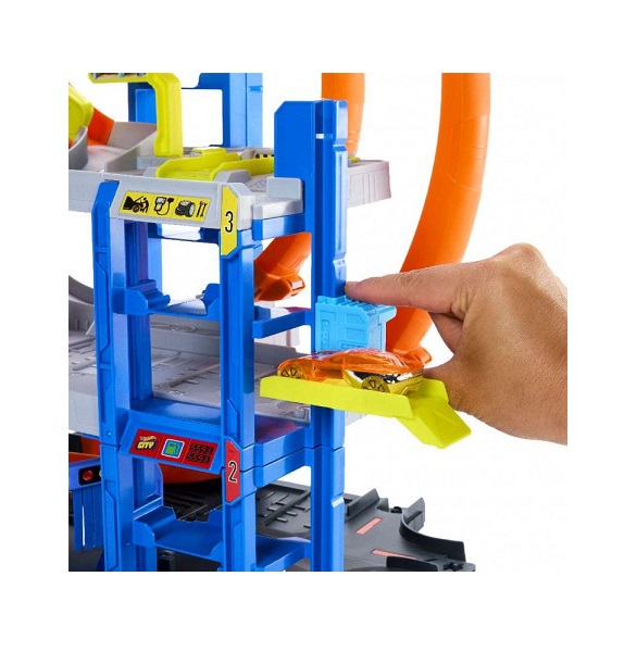 Hot Wheels City Mega Loop Γκαράζ Σετ Παιχνιδιού (JBM74) - Image 7