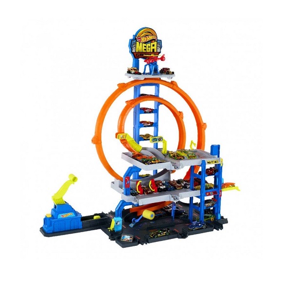 Hot Wheels City Mega Loop Γκαράζ Σετ Παιχνιδιού (JBM74) - Image 2
