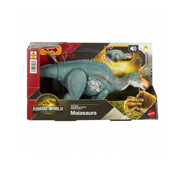 Jurassic World Rebirth Wild Roar Δεινόσαυρος Φιγούρα με Σπαστά Μέλη, Λειτουργία Επίθεσης και Ήχους - 4 Σχέδια (JGB87)