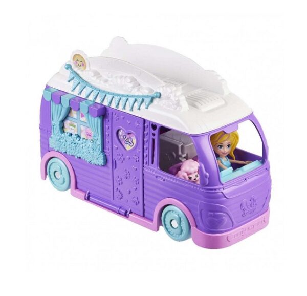 Polly Pocket Glamping Τροχόσπιτο Σετ Παιχνιδιού (JCC32) - Image 5
