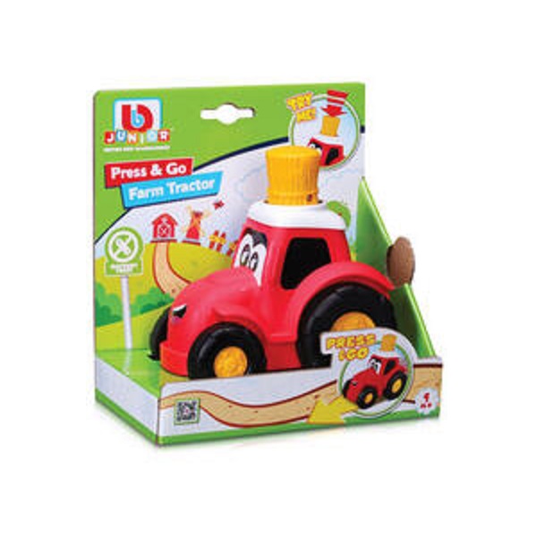 Bburago Bburago Jr. Press and Go - Τρακτέρ (16-89026)