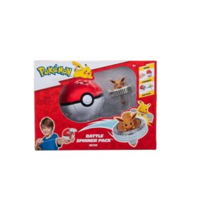 Σετ Pokemon Battle Spinner Pack - Eevee & Poke Ball PKW4399 Jazwares