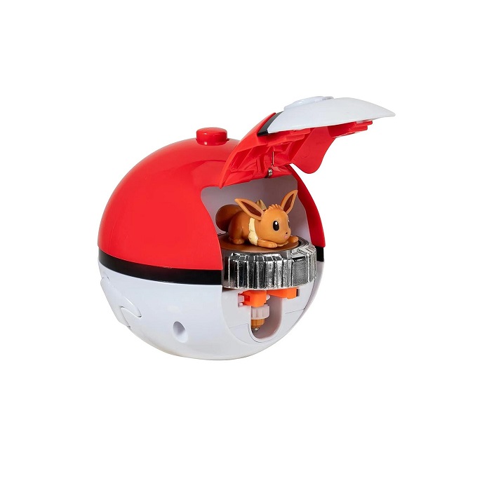 Σετ Pokemon Battle Spinner Pack - Eevee & Poke Ball PKW4399 Jazwares - Image 2