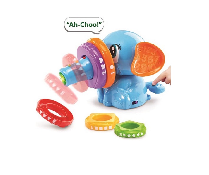 Vtech Ζωάκι Ελεφαντάκι Παίζω & Ανακαλύπτω με Μουσική και Ήχους VTE60031 - Image 6