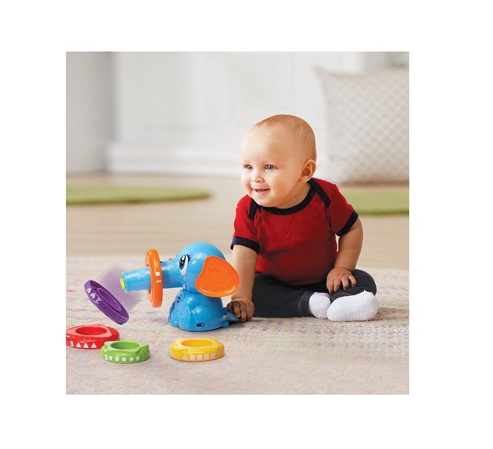 Vtech Ζωάκι Ελεφαντάκι Παίζω & Ανακαλύπτω με Μουσική και Ήχους VTE60031 - Image 5