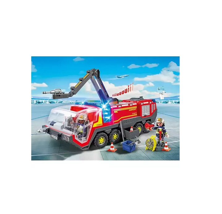 Playmobil Πυροσβεστικό Όχημα Με Φώτα Ήχο & Πυροσβεστικό Κανόνι (71371) - Image 2
