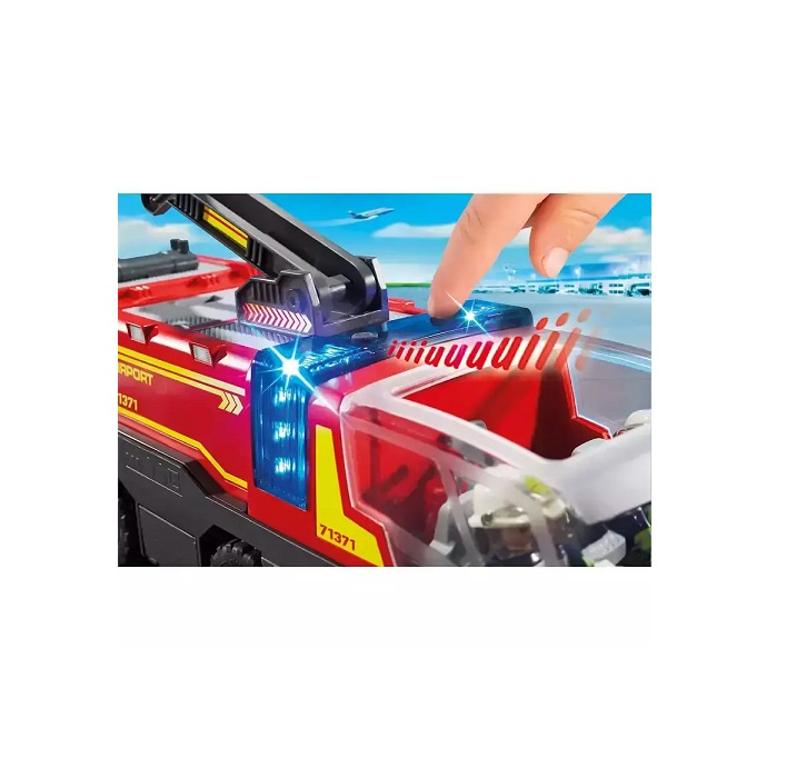 Playmobil Πυροσβεστικό Όχημα Με Φώτα Ήχο & Πυροσβεστικό Κανόνι (71371) - Image 4
