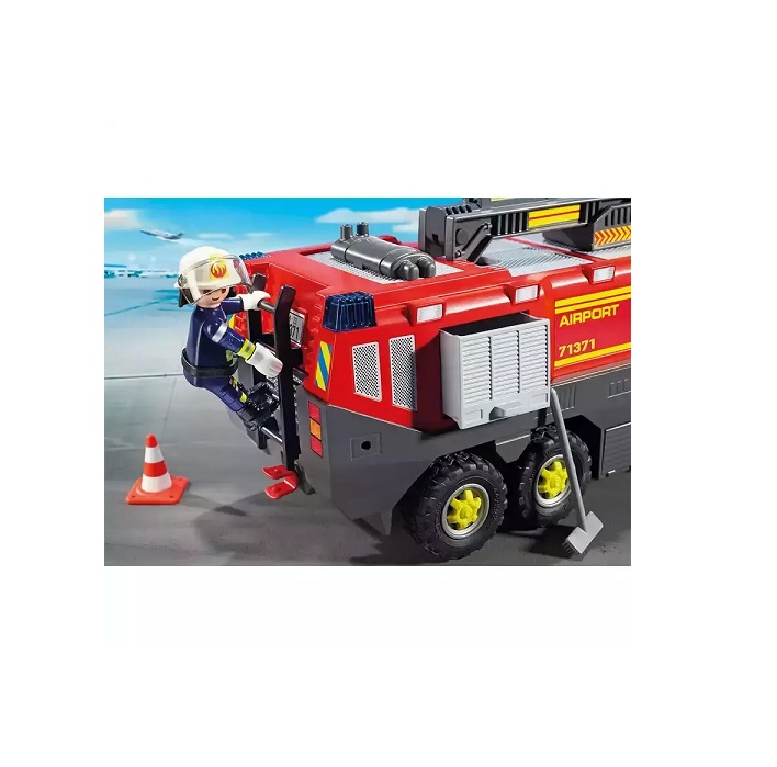 Playmobil Πυροσβεστικό Όχημα Με Φώτα Ήχο & Πυροσβεστικό Κανόνι (71371) - Image 5