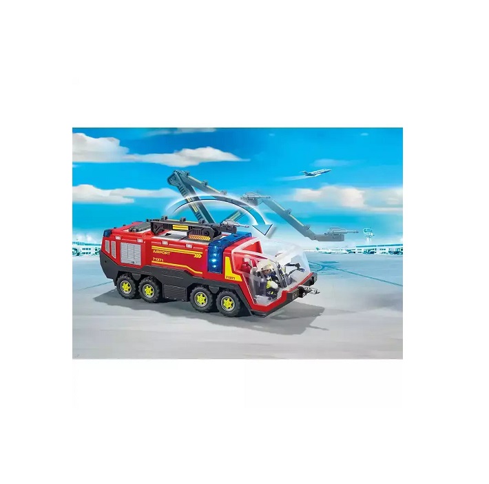 Playmobil Πυροσβεστικό Όχημα Με Φώτα Ήχο & Πυροσβεστικό Κανόνι (71371) - Image 6