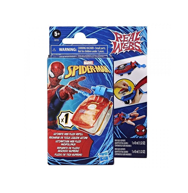 SPIDERMAN REAL WEBS ΑΝΤΑΛΛΑΚΤΙΚΟ (F8735)