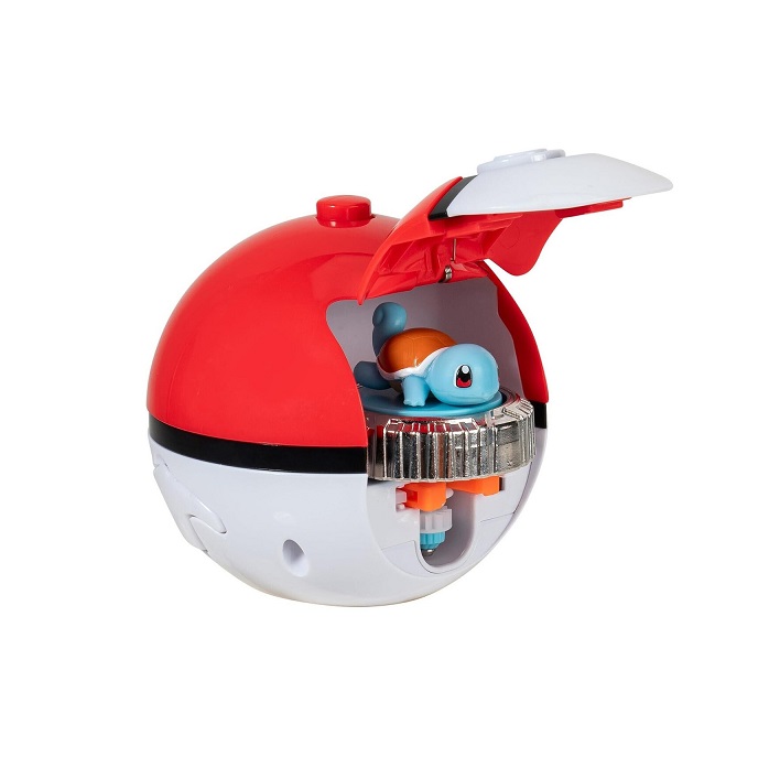 Σετ Pokemon Battle Spinner Pack - Squirtle & Poke Ball PKW4400 Jazwares - Image 5