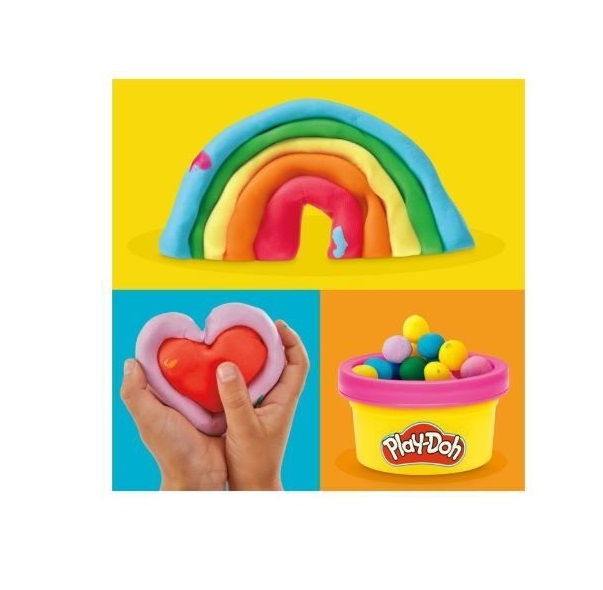 PLAY-DOH ΣΕΤ SUPER RAINBOW FAVORS 50 PACK (G1761) - Image 4