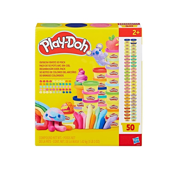 PLAY-DOH ΣΕΤ SUPER RAINBOW FAVORS 50 PACK (G1761)