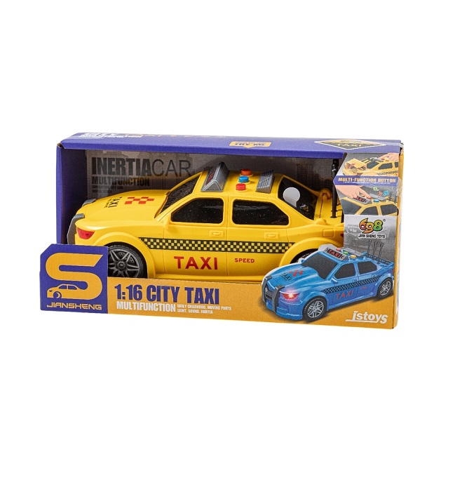 Όχημα Tαξί Με Φώτα Και Ήχους (JS124D)