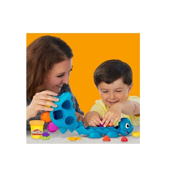 PLAY-DOH ΣΕΤ SHAPES AND COLORS DINO (G0491) - Image 4