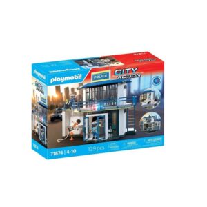 Playmobil Αστυνομικό Τμήμα Με Δωμάτιο Ερευνών (71874)