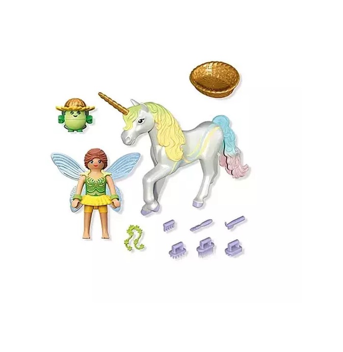 Playmobil Μονόκερος Με Πολύχρωμη Χαίτη Και Νεράϊδα (71840) - Image 2