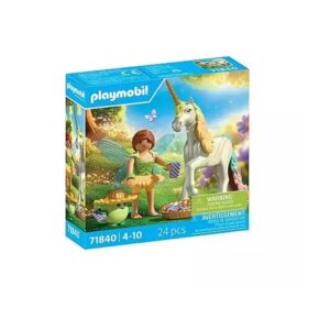 Playmobil Μονόκερος Με Πολύχρωμη Χαίτη Και Νεράϊδα (71840)