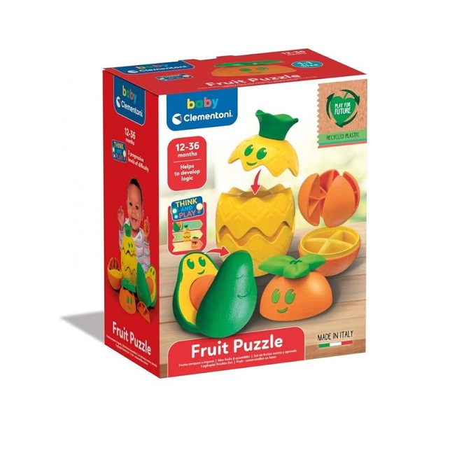 BABY CLEMENTONI ΒΡΕΦΙΚΟ ΠΑΙΧΝΙΔΙ ΣΕΤ ΦΡΟΥΤΩΝ ΑΠΟ ΑΝΑΚΥΚΛΩΜΕΝΑ ΥΛΙΚΑ (1000-17512)