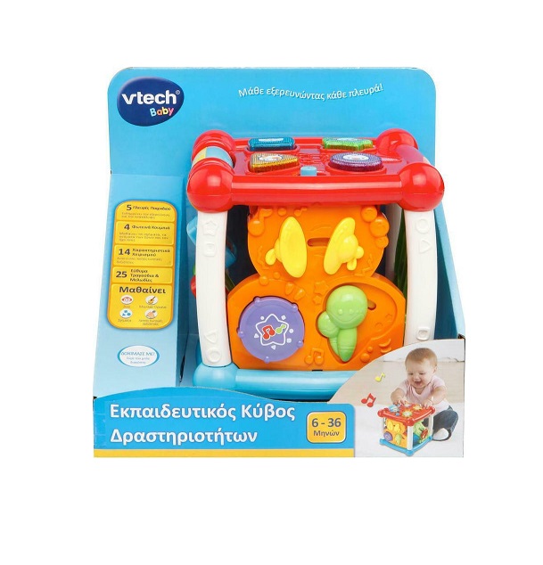 Vtech Baby Εκπαιδευτικός Κύβος Δραστηριοτήτων VTE15051
