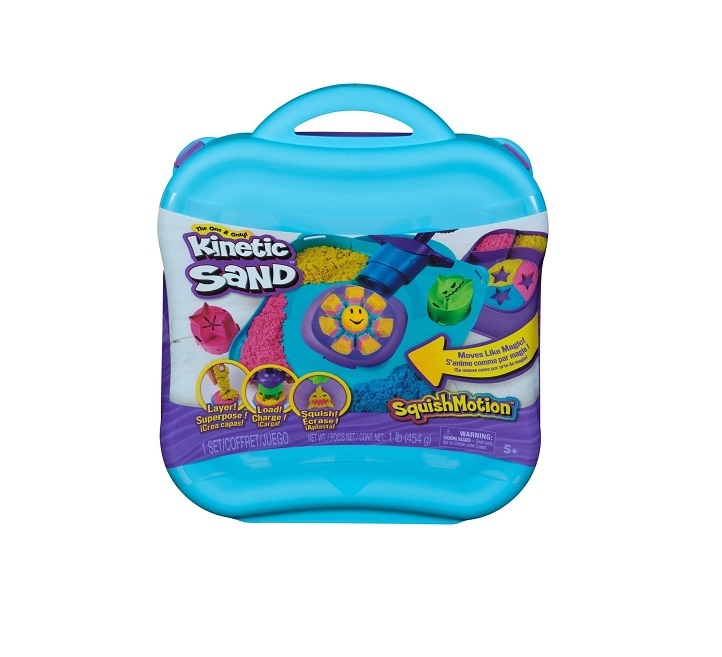 Spin Master Παιχνίδι Κατασκευών με Άμμο Kinetic Sand Squishmotion Set 6069401