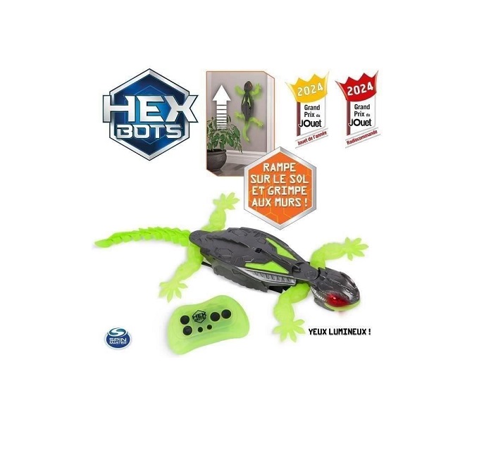 Spin Master Hexbots: Wall Climber - Wall Crawler Gecko (6070281) - Image 4