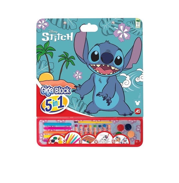 GIGA BLOCK ΣΕΤ ΖΩΓΡΑΦΙΚΗΣ STITCH 5 ΣΕ 1 1023-62756